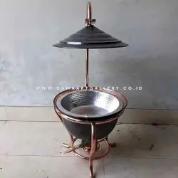 Roll Top Chafing Dish Tembaga